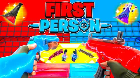 FIRST PERSON RED VS BLUE 🔴🔵 ZERO BUILD