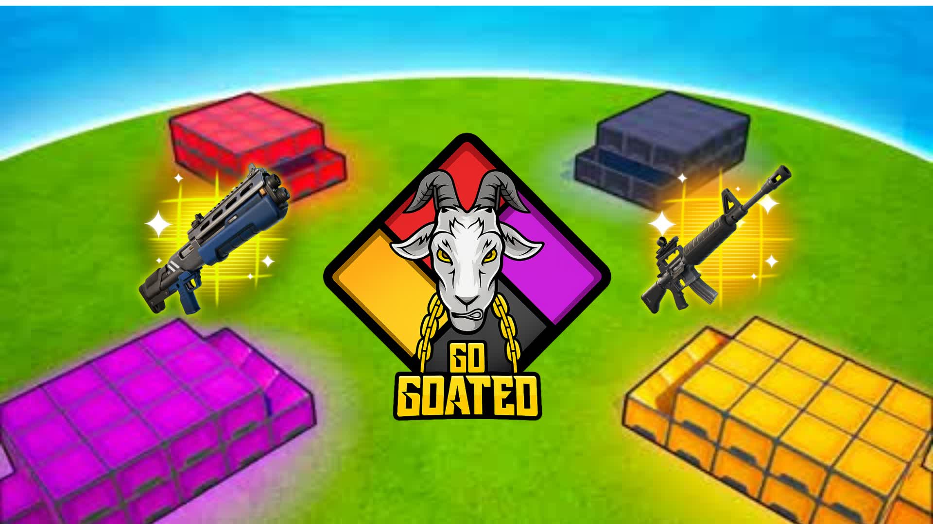 🐐 GO GOATED! 3V3V3V3 🌀 8640-9864-3050 by echeve - Fortnite Creative Map ...