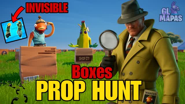 Prop hunting in boxes ! Pique-esconde 📦