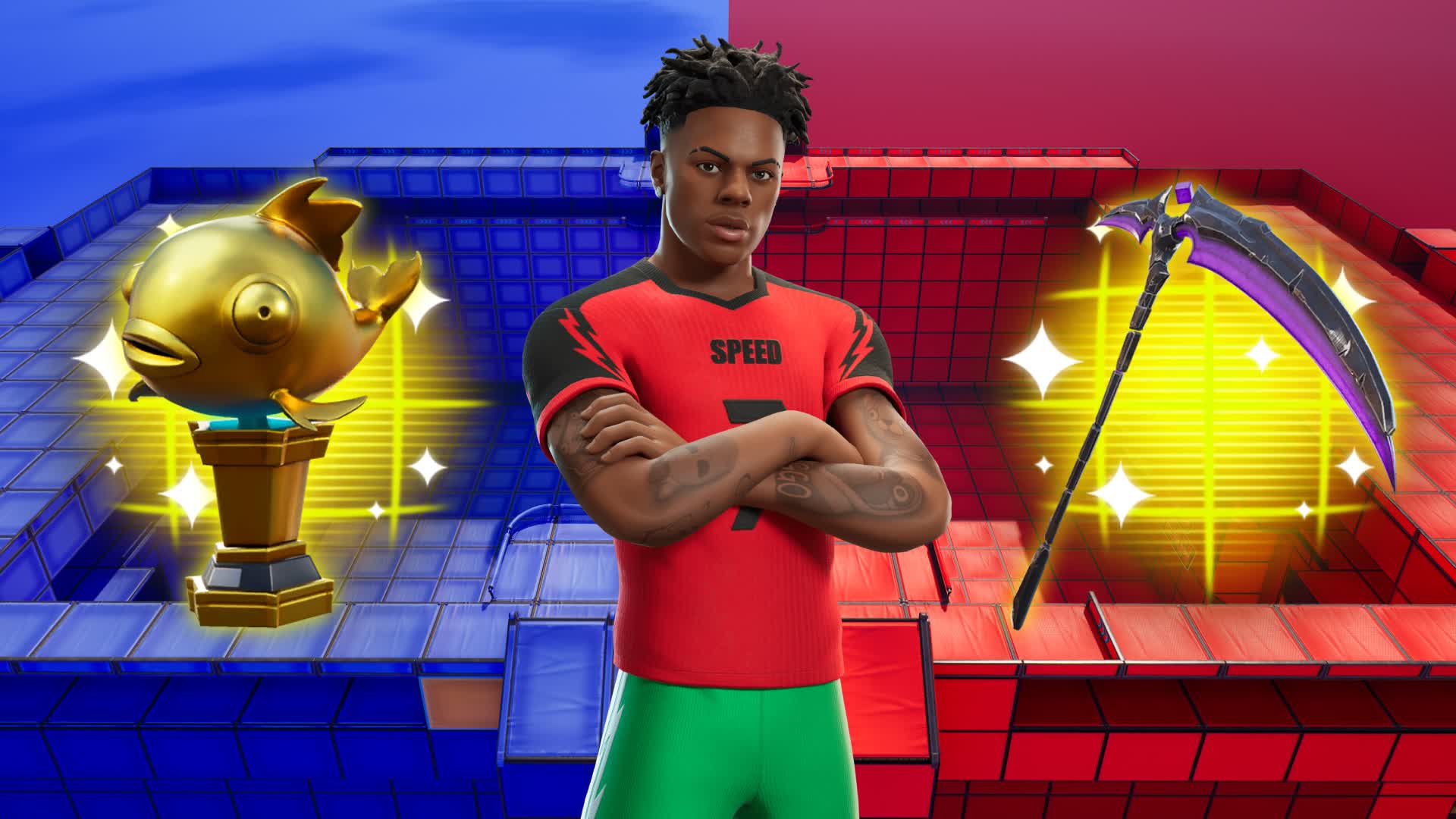 SPEED RED VS BLUE 🔴🔵 WITH SUPERPOWERS