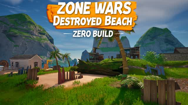 Zone Wars: Destroyed Beach (Zero Build)