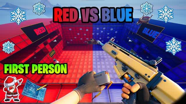 Capture 1 – ❄🎄FIRST PERSON Winter RED VS BLUE 🔴🔵
