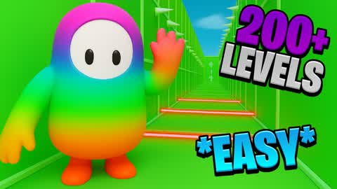 👑Fall Guys Easy Deathrun Parkour 200+👑