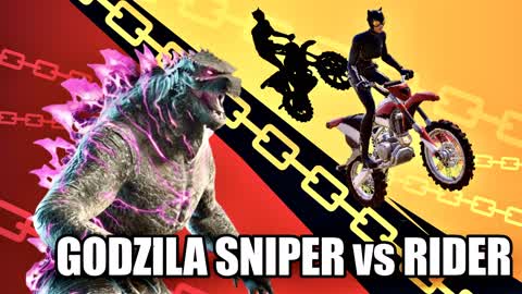 CRAZY GOZILA vs RIDER🔫🛵