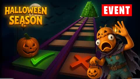 Impossible Glass Bridge 3🦑 [HALLOWEEN]