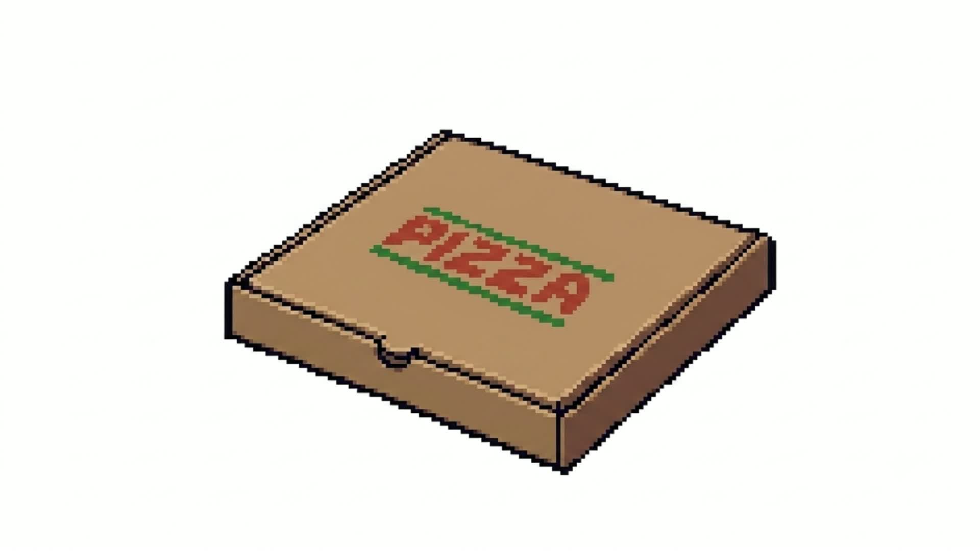 UMA CAIXA DE PIZZA NO MEIO DO NADA