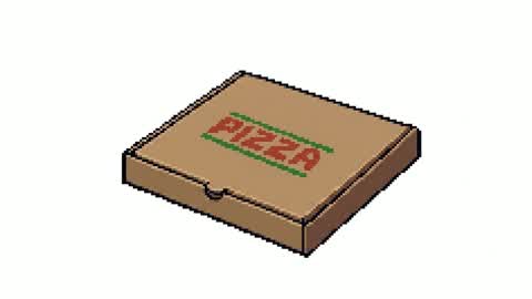 A PIZZA BOX IN THE MIDDLE OF NOWHERE