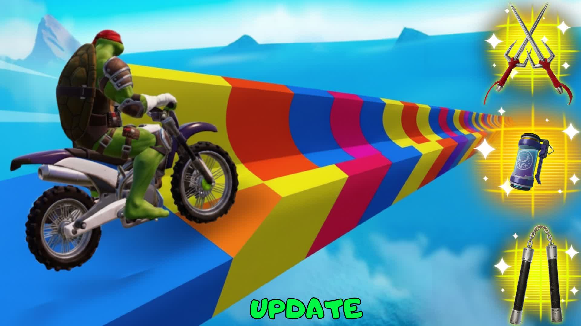 🐢TMNT 🚗MEGA RAMP CARS GAMES