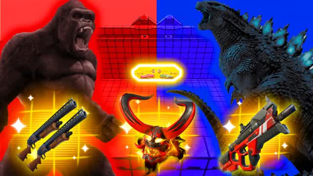 Godzilla VS King Kong🔴🔵