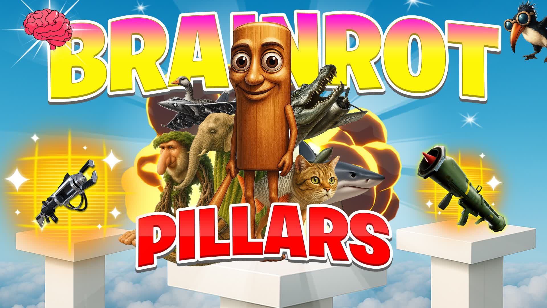 🧠 BRAINROT PILLARS! 🪵