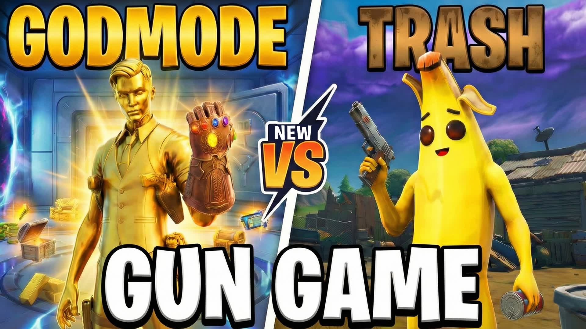 GODMODEvsTRASH : GUN GAME