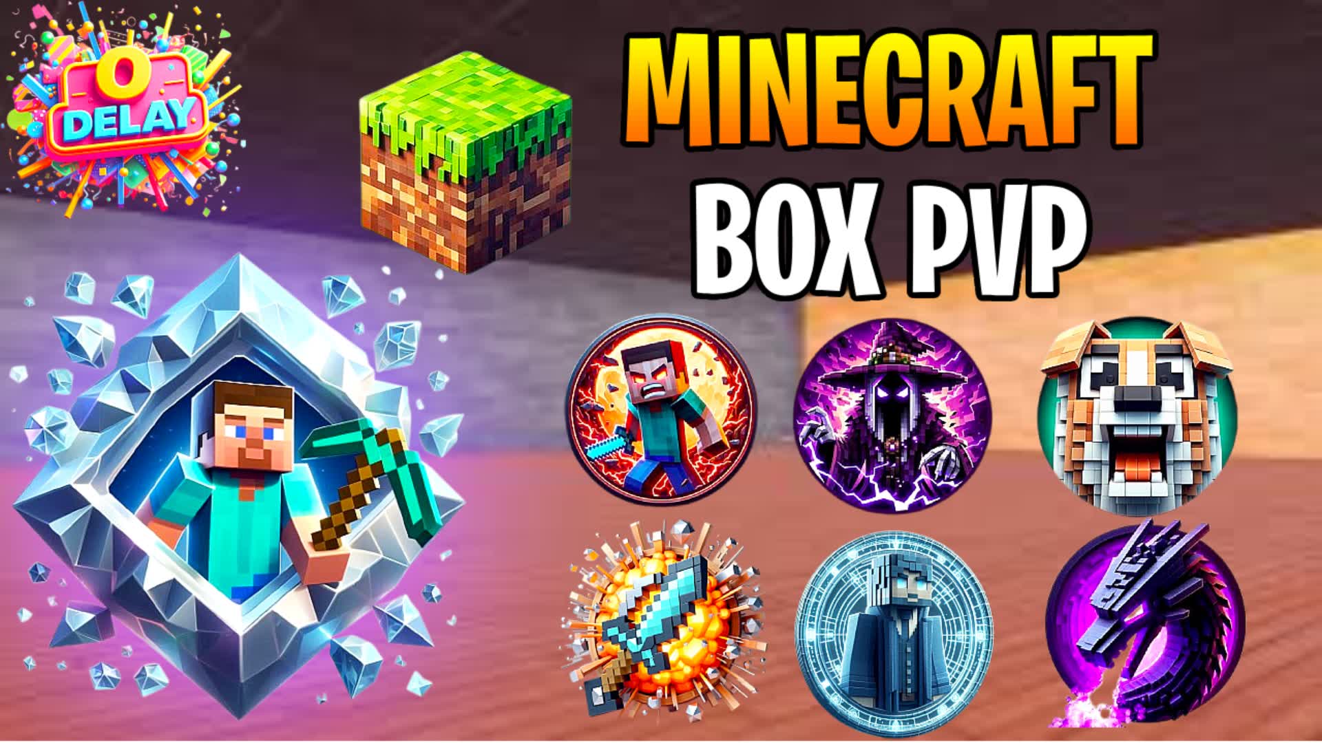 MINECRAFT BOX PVP📦-FREE FOR ALL