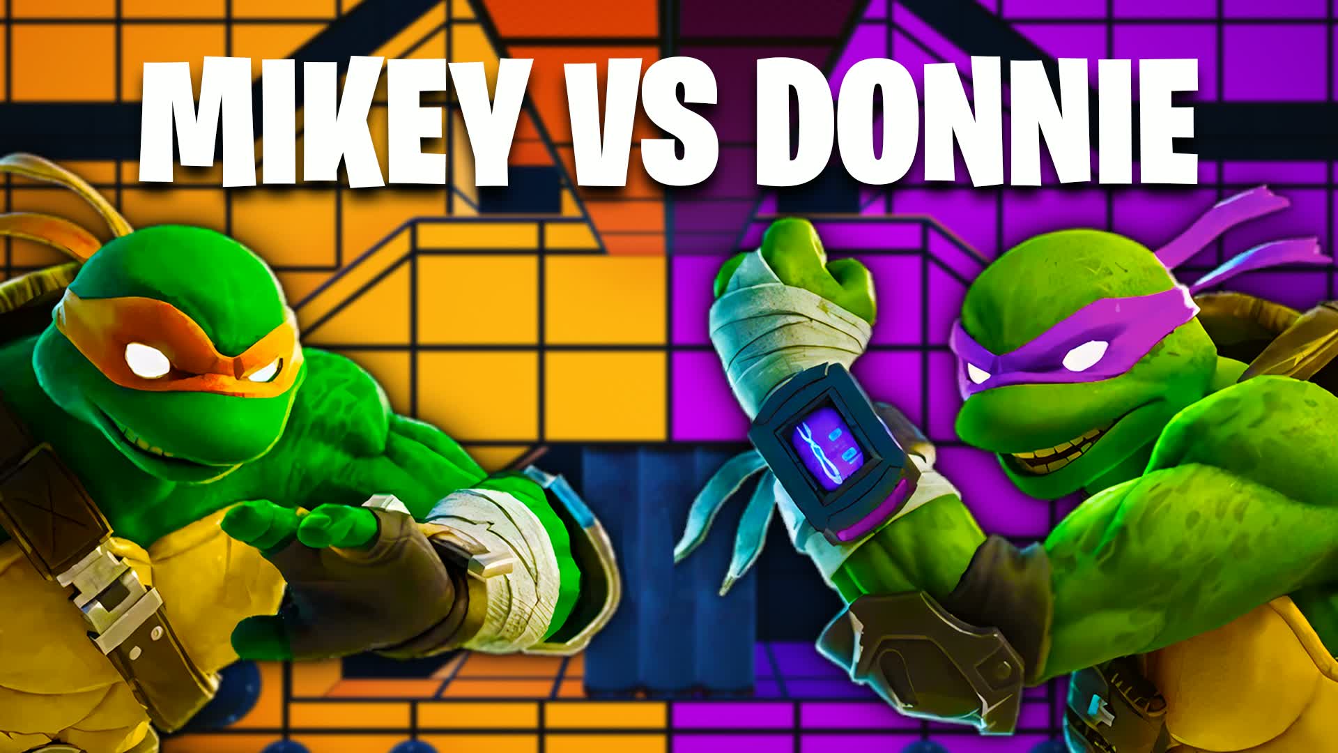 MIKEY VS DONNIE - RED VS BLUE