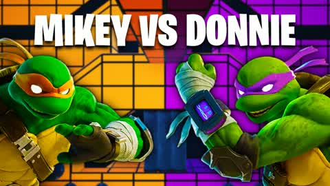 MIKEY VS DONNIE - RED VS BLUE