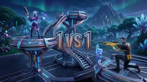 white vs purple 1v1