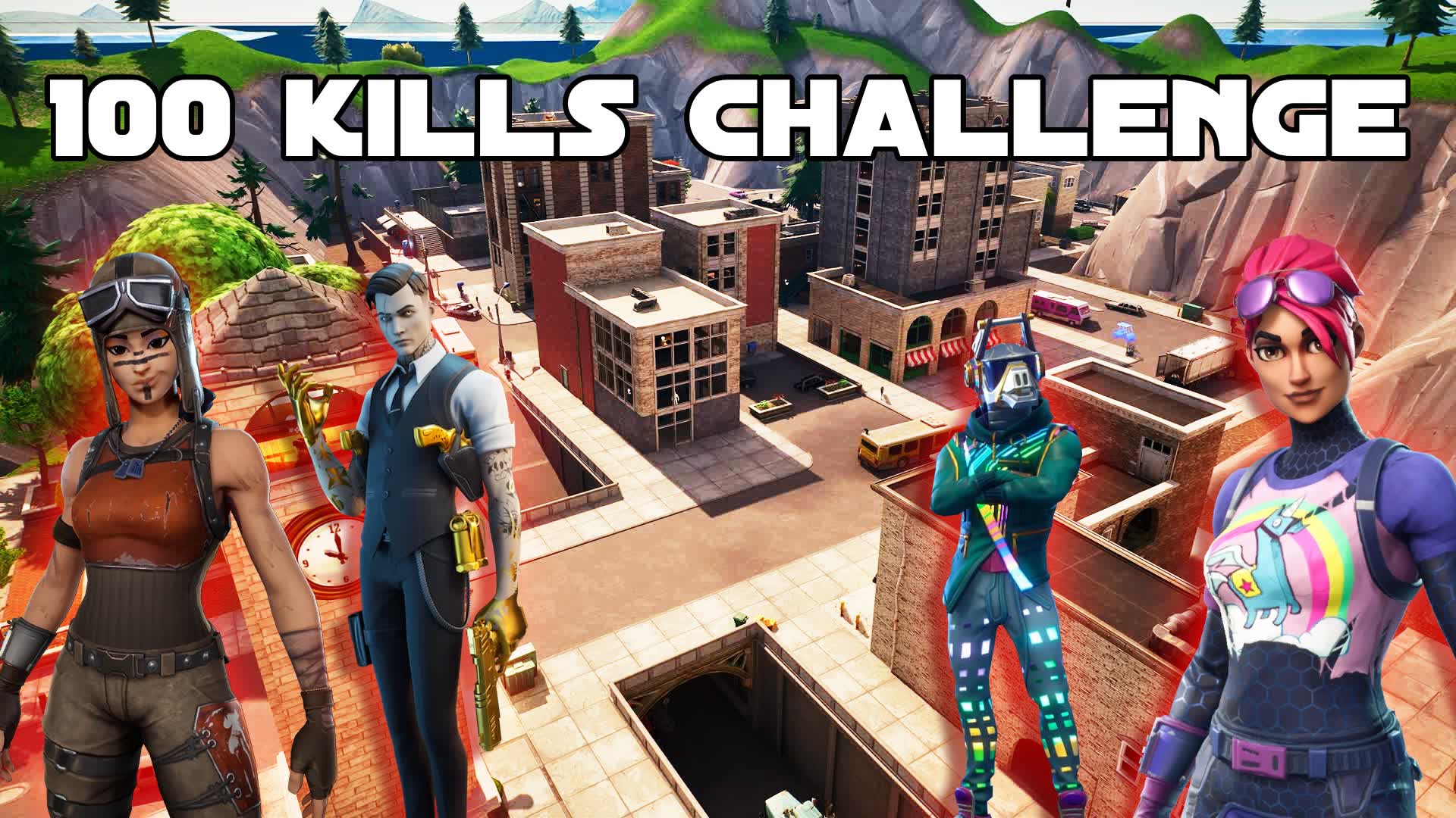 Fortnite Most Kills In One Game Solo 100 kills challenge Hard!! impossible!! 1402-1200-9175 by eliasw