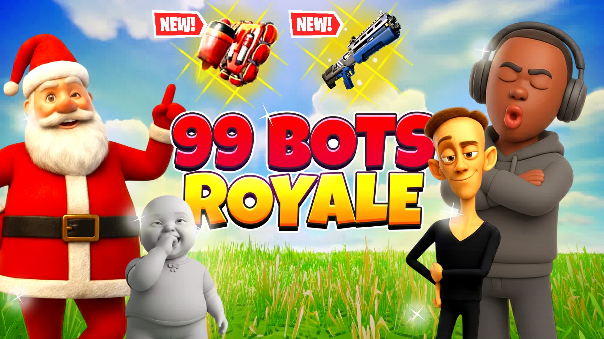 CRAZY 99 BOTS ROYALE ⭐
