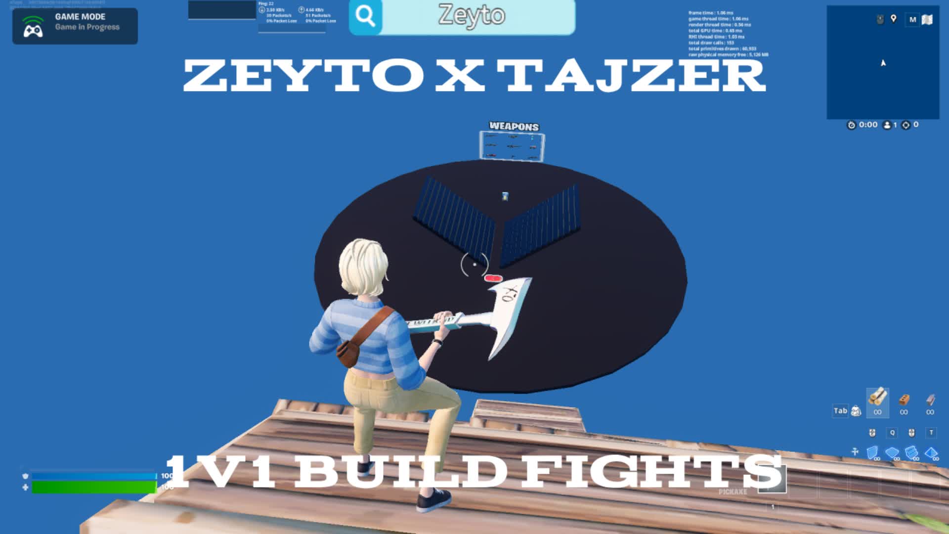 ZEYTO X TAJZER 1V1 BUILD FIGHTS