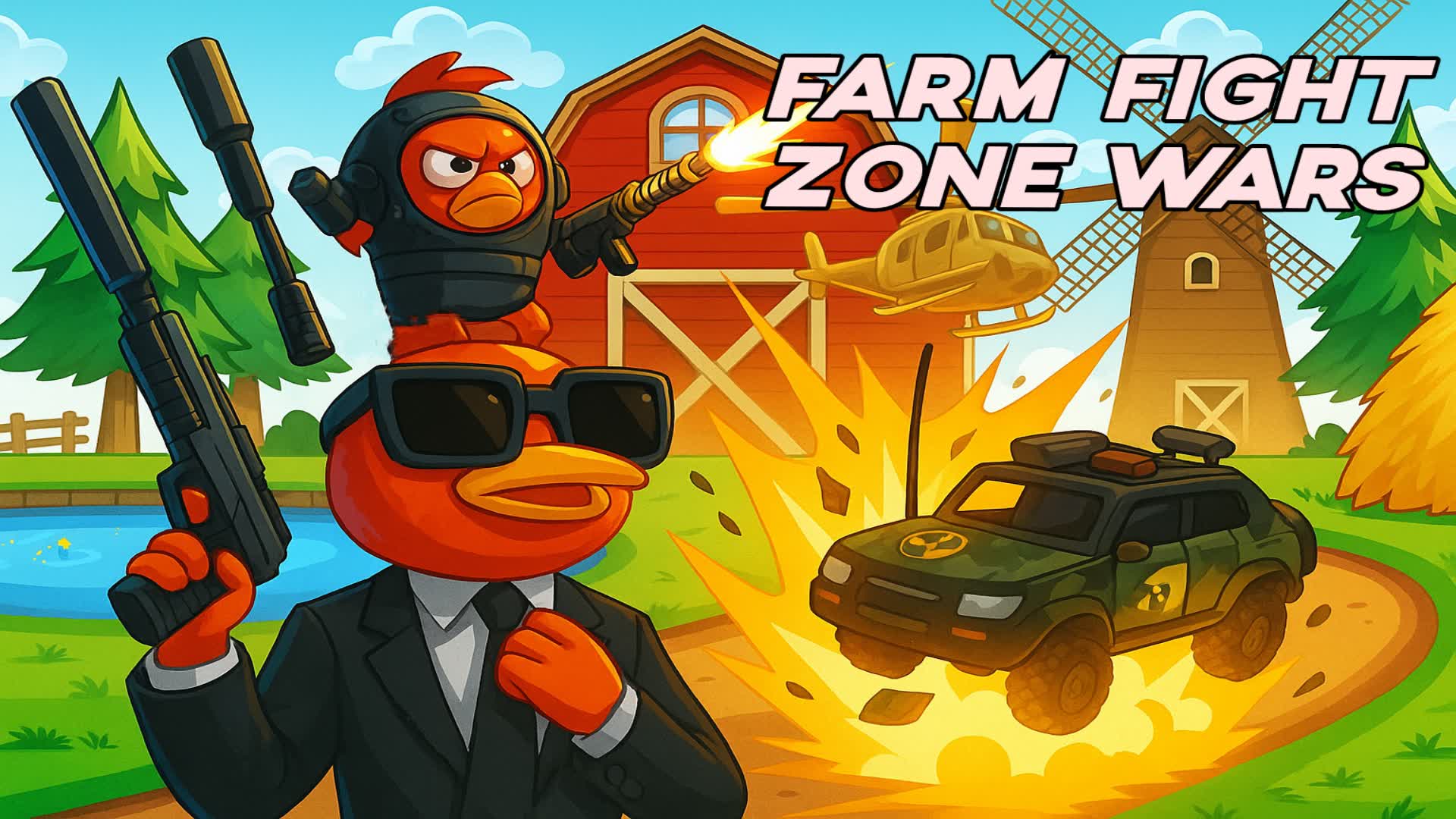 FARM FIGHT ZONE WARS ⭐️