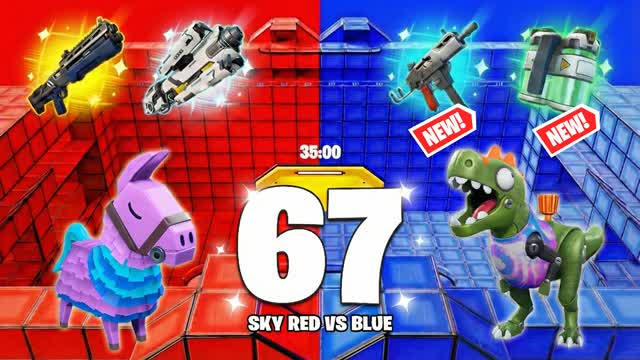 CRAZY SKY RED VS BLUE 🔴🔵