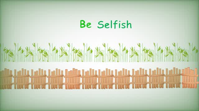 Capture 1 – Be Selfish