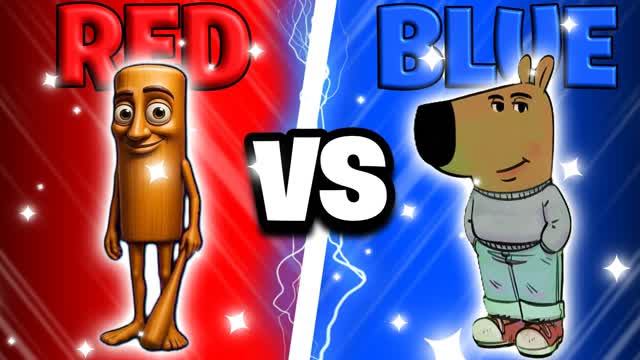 TUNG TUNG SAHUR VS CHILL GUY🏏🦝🔵🔴