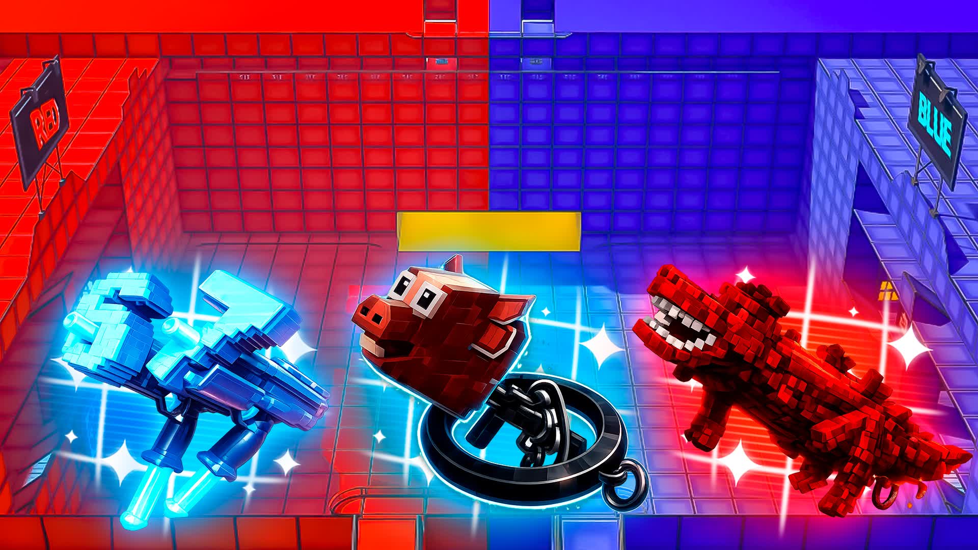 CRAZY AMAZING RED VS BLUE🔴🔵 RVB C8