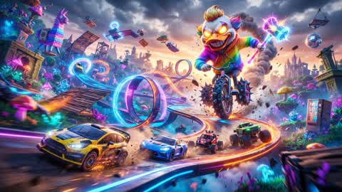 Neon Smash Rally 🏁