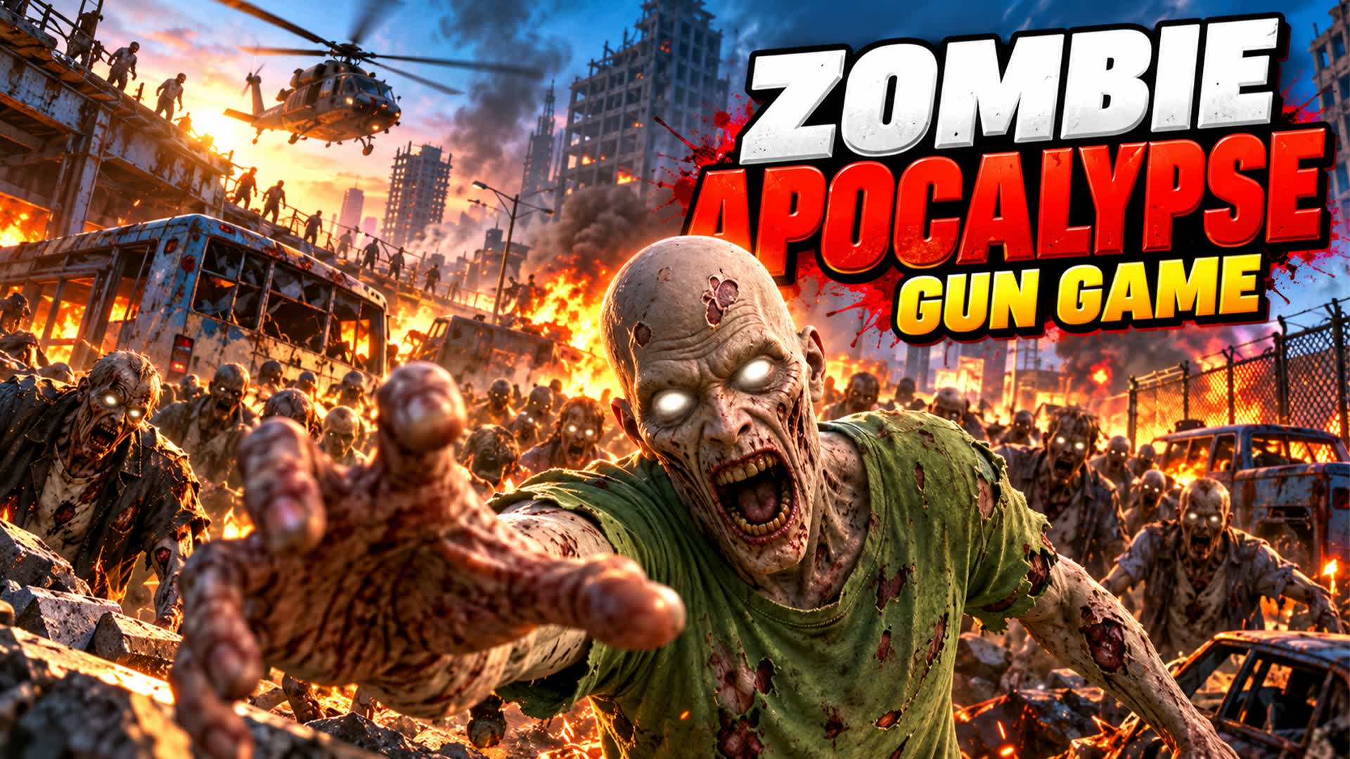 ZOMBIE APOCALYPSE GUN GAME [HORROR]