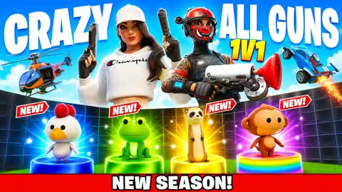 CRAZY ALL GUNS & VEHICLES 1V1
