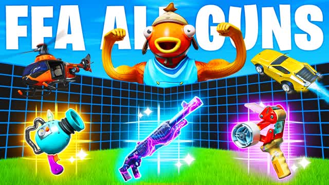 CRAZY FFA 1V1 - ALL GUNS & VEHICLES