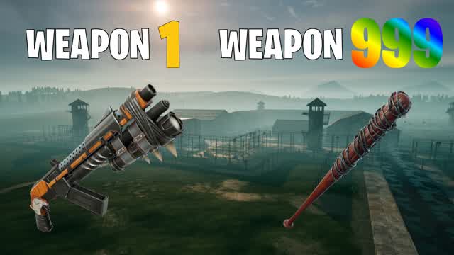 WALKING DEATH GUN GAME ONE SHOT - PRISON