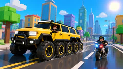 🚓🏍 MEGA CITY ADVENTURE 🏍🚓