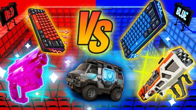 KEYBOARD RED VS BLUE🔴🔵