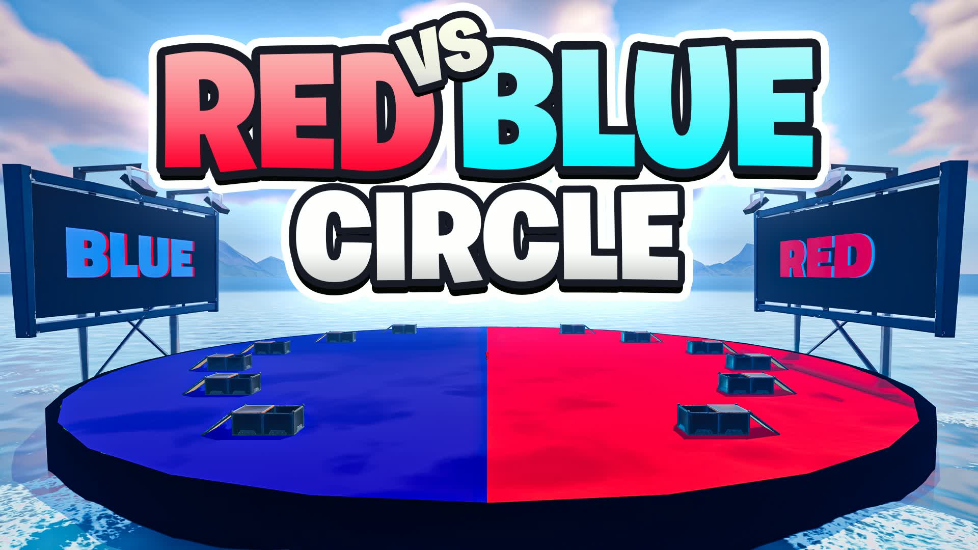 サークル 赤 vs 青 🔴🔵