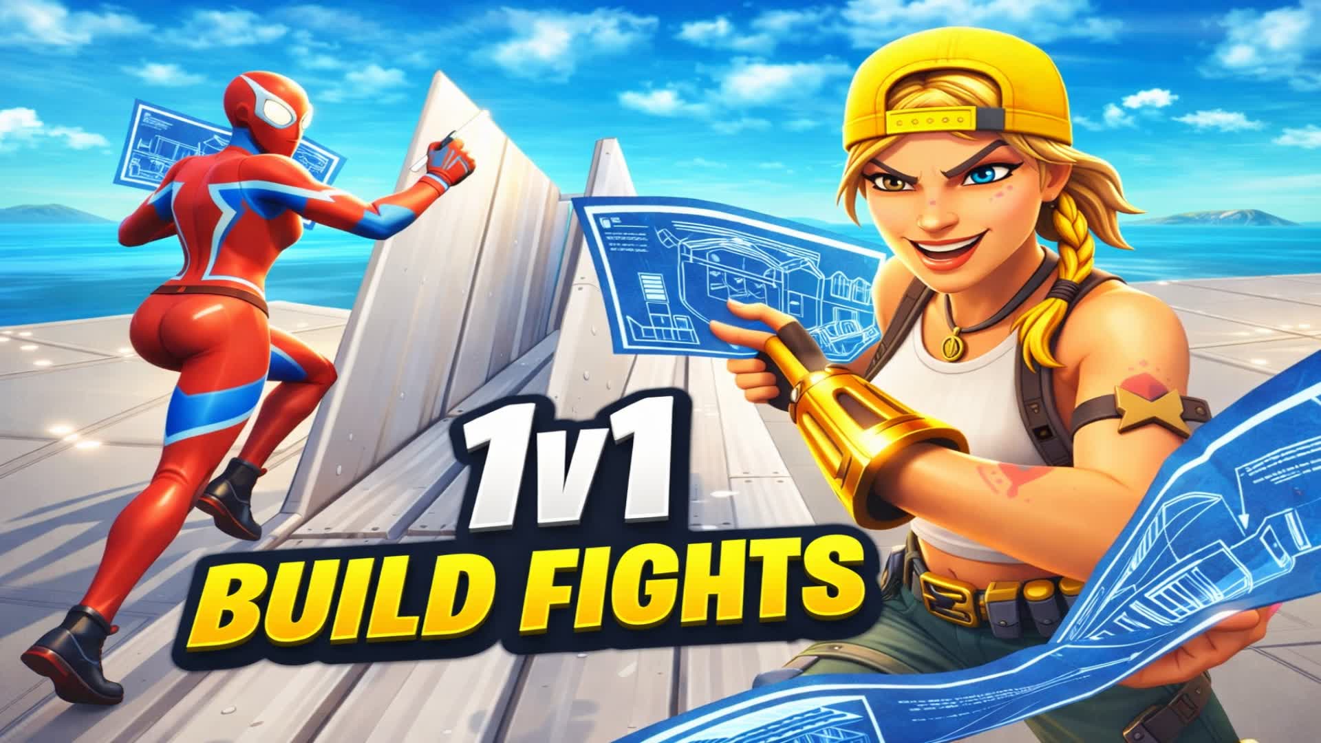1 V 1 BUILD FIGHTS PVP