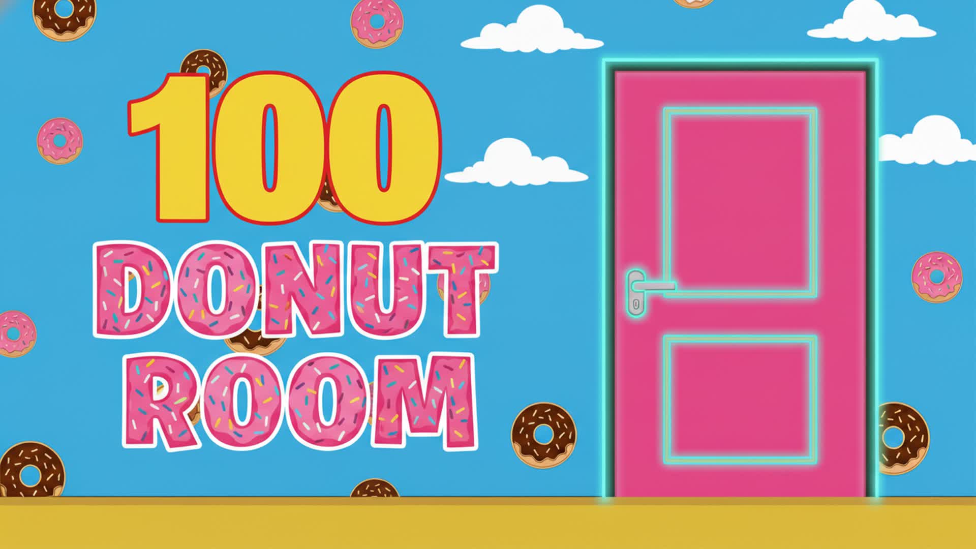 100 DONUT IQ ESCAPE ROOM🧠