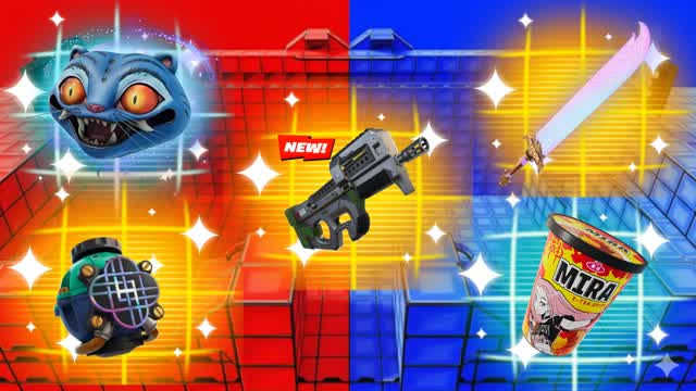 KPOP RED VS BLUE ALL GUN