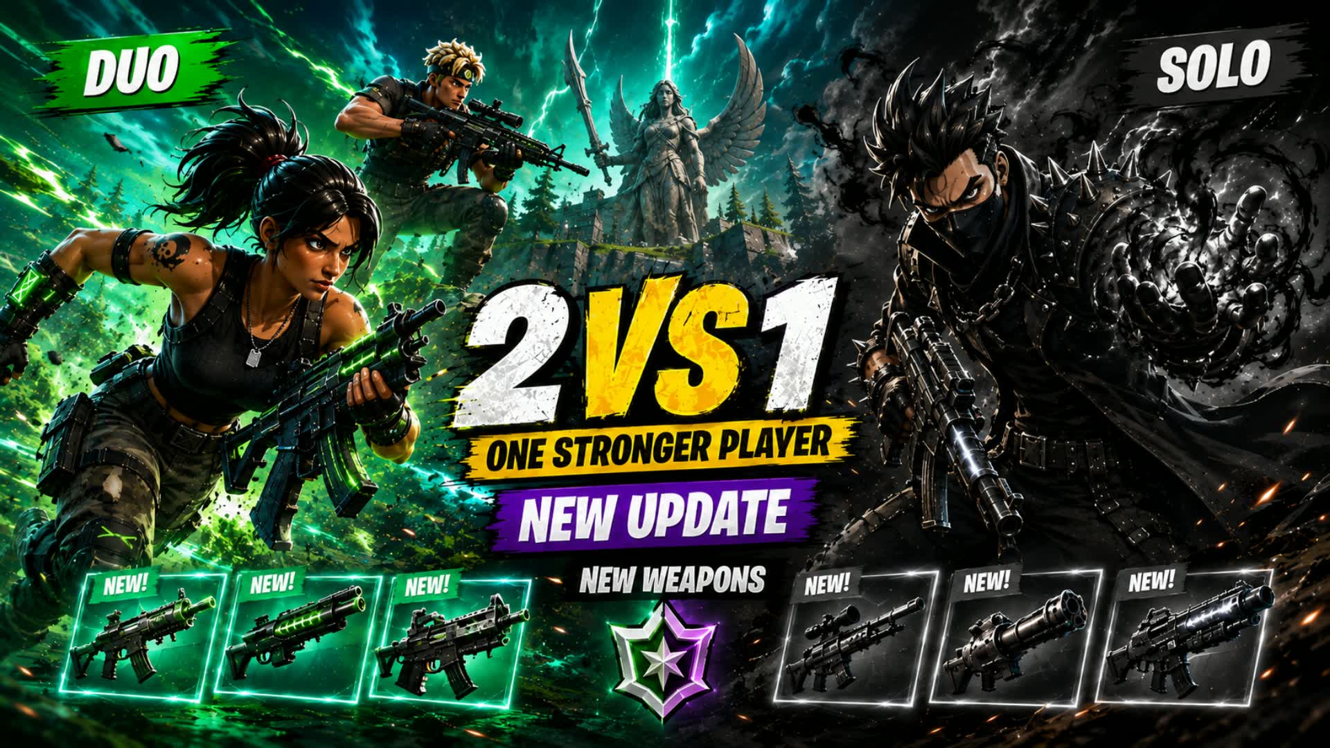 1 vs 2
