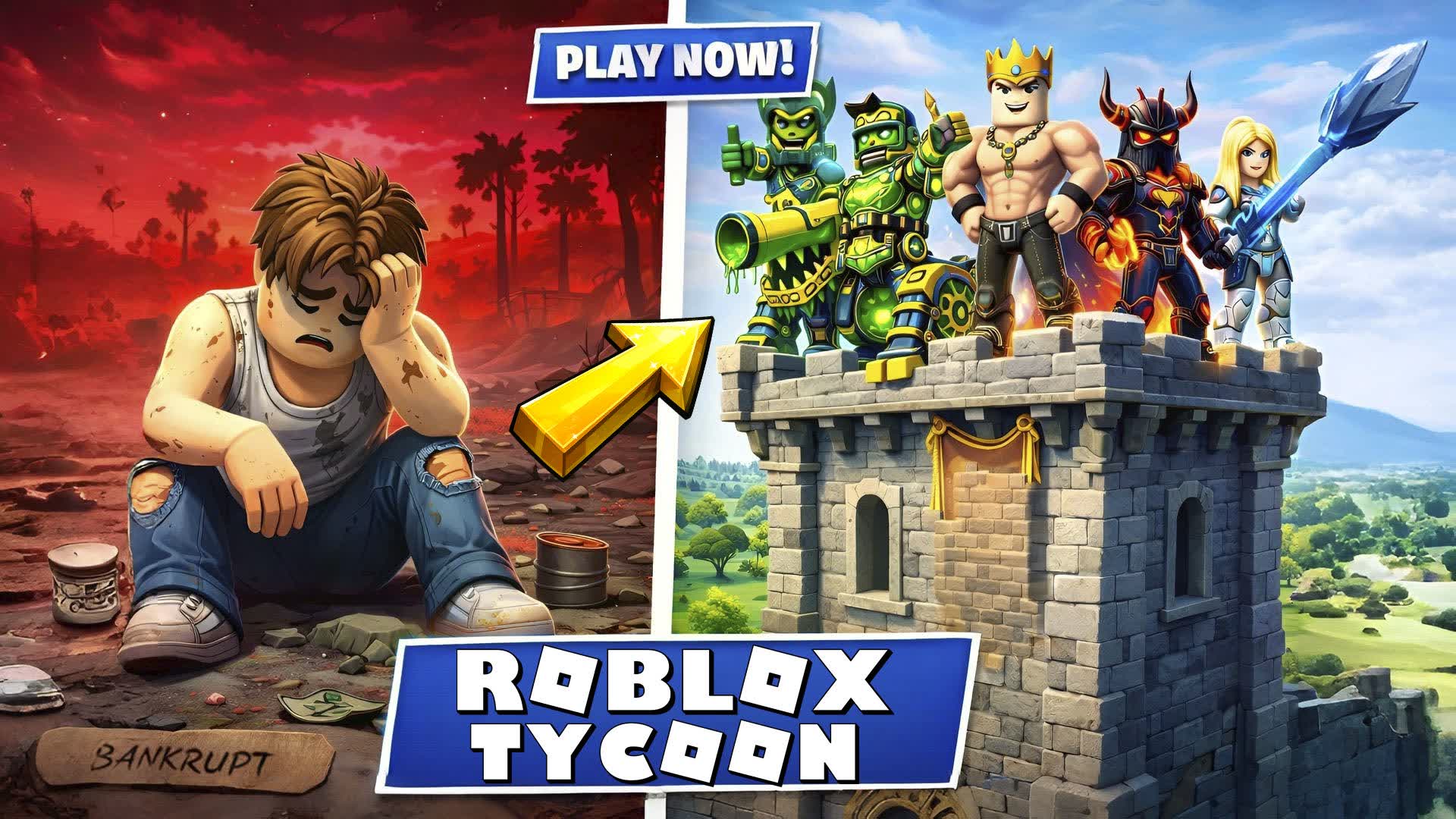 🤖 スーパークレイジー Roblox タイクーン ⚒️ 建築 🗼