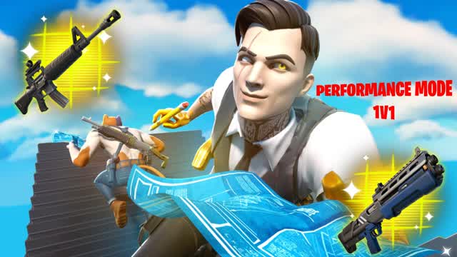 PERFORMANCE MODE 1V1 BUILD FIGHTS 📝