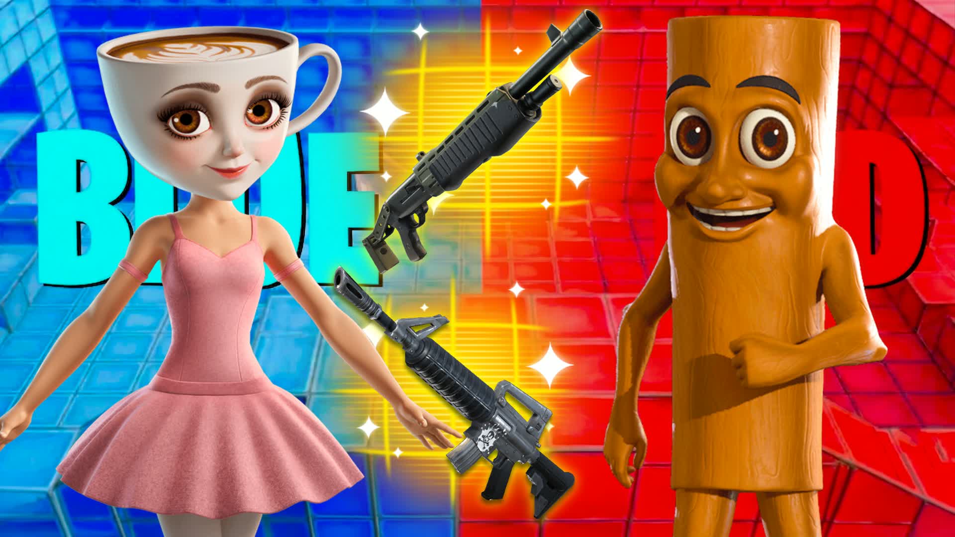 RVB バレリーナ VS TUNG 🔴🔵(全武器)