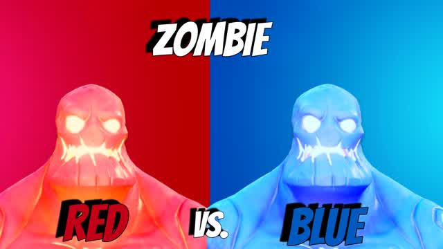 🔴Red vs 🔵Blue Zombie Mode