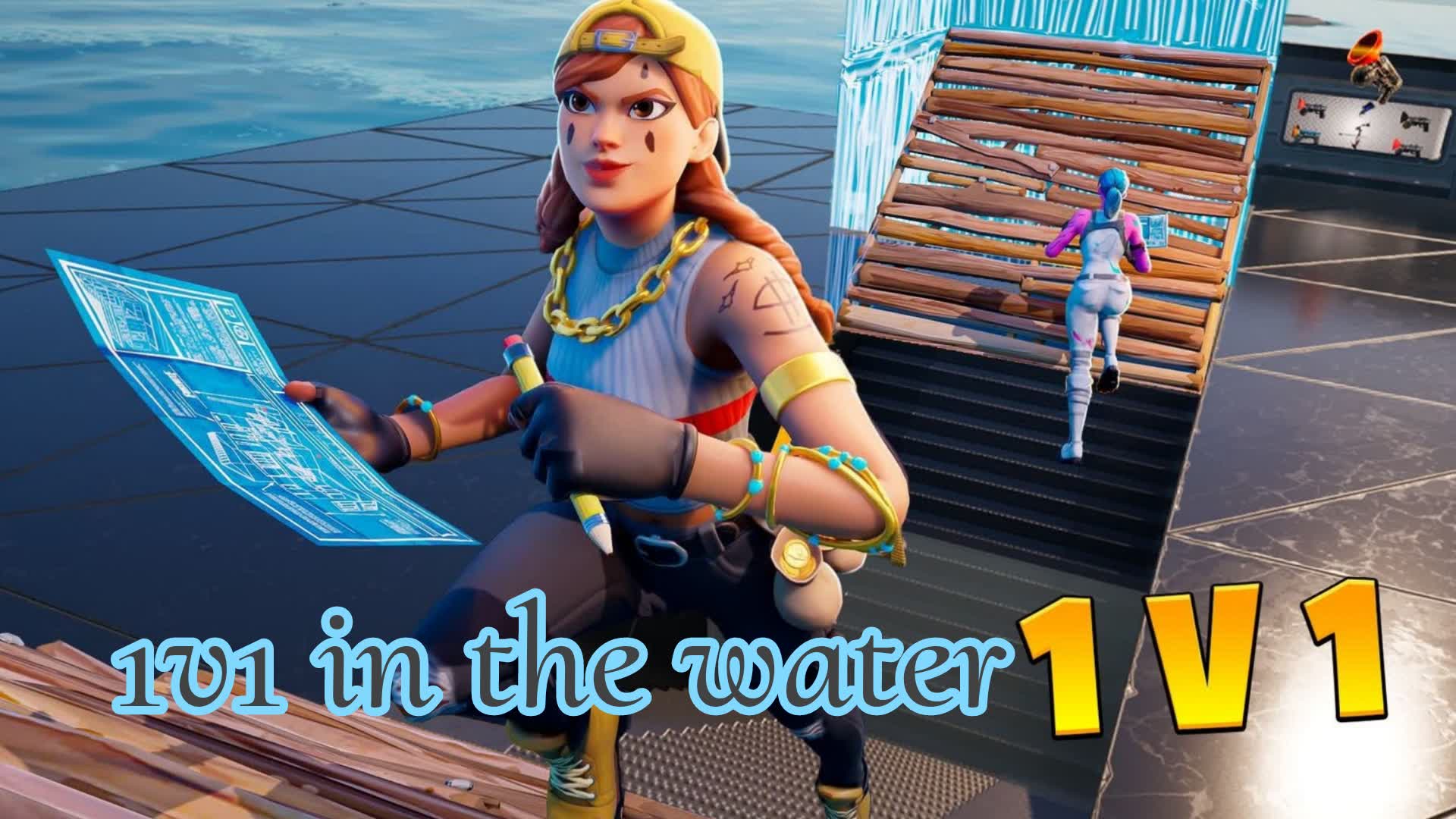 1v1 in the water