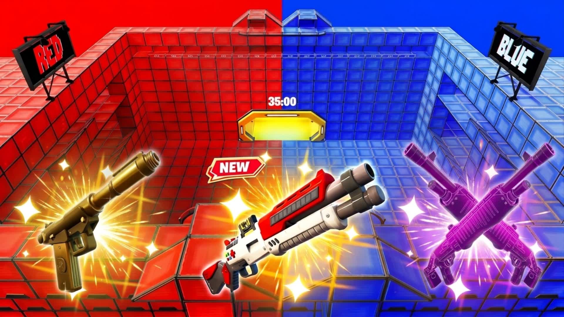 🤪😜SUPER CRAZY RED VS BLUE🔴🔵