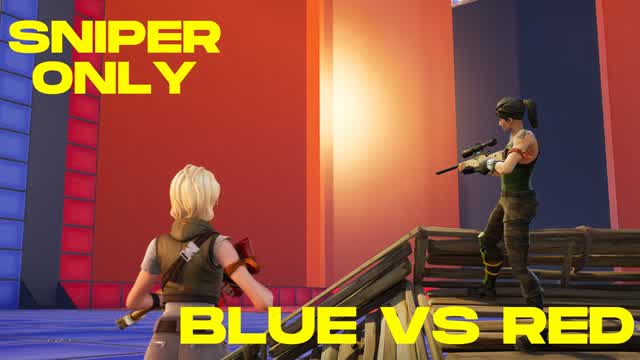 BLUE Vs RED SNIPER ONLY