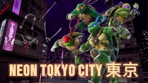 TMNT NEON TOKYO CITY - FREE FOR ALL