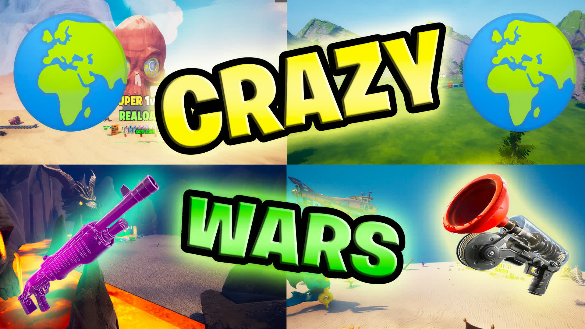 CRAZY WARS MEGA POWER UPS π