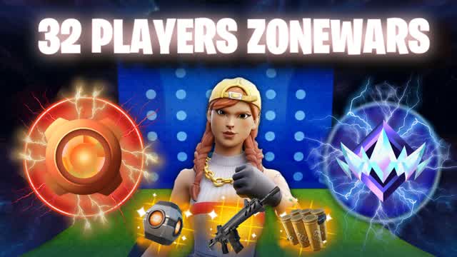 32 PLAYERS ZONE WARS ⭐