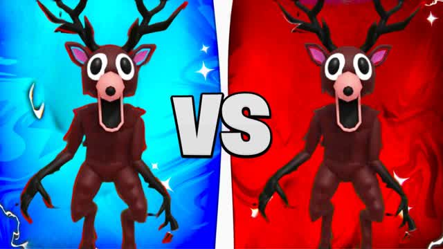 🦌 THE DEER RED VS BLUE 🔵🔴 DISCOVERY